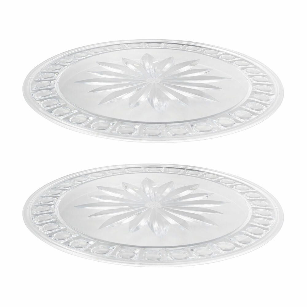 WESTMARK Kuchenplatte 2 Тарелки для торта, Ø 31 cm, Glasoptik, Bruchunempfindlich, Kunststoff, PS