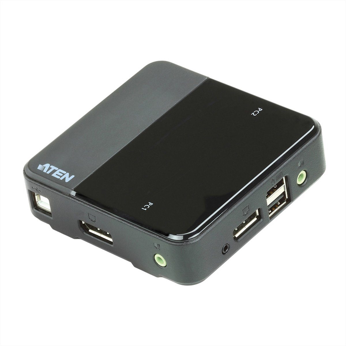 Aten DisplayPort USB 2-Port Switch KVM CS782DP Computer-Adapter