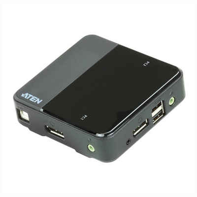 Aten »CS782DP KVM Switch 2-Port USB DisplayPort« Computer-Adapter