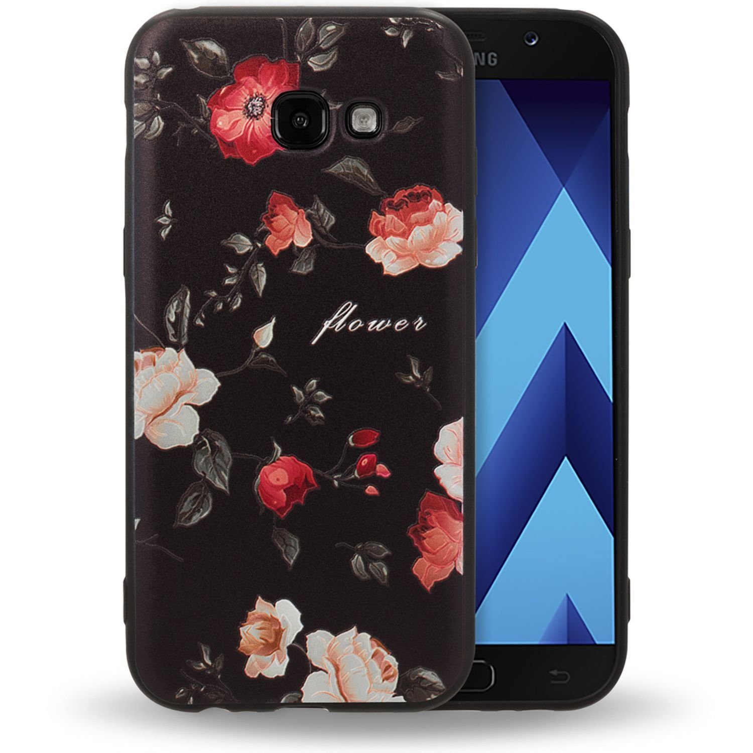 Nalia Handyhülle Samsung Galaxy A5 (2017), Motiv Silikon Hülle / Print  Cover / Muster Schutzhülle / Vergilbungsfrei / Kratzfest Stoßfest Flexibel  / Soft Phone Case / Anti-Gelb / Dünne Handy-Tasche Slim Bumper