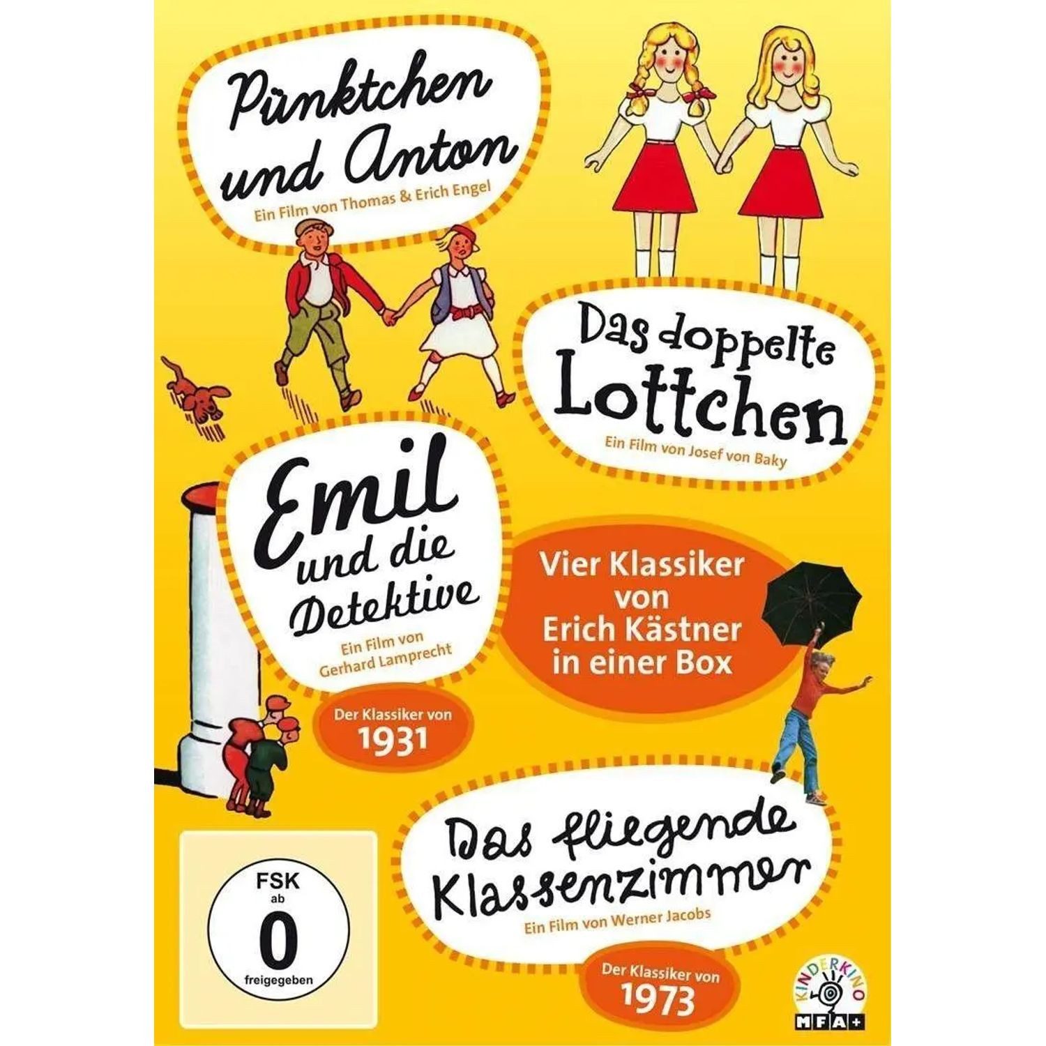 Leonine DVD Erich Kästner-Box (4 DVDs)