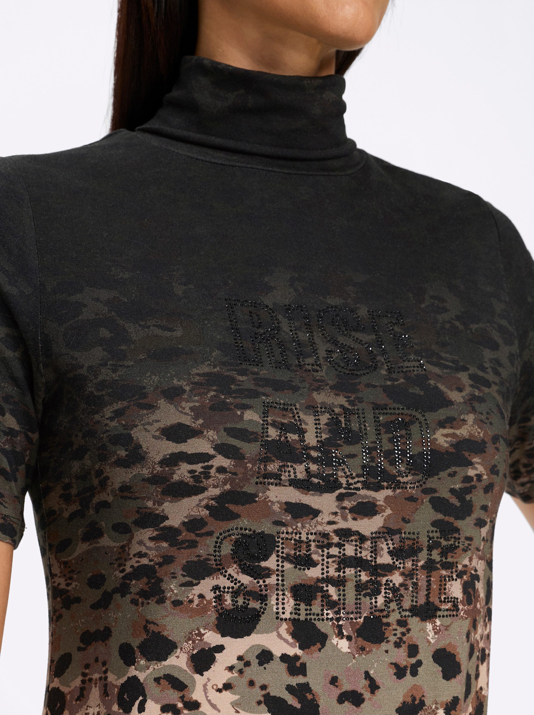 heine T-Shirt Rollkragen-Shirt Kurzarm – Bild 5 von 5