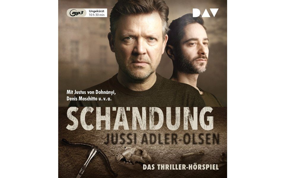 Hörspiel-CD Schändung - Carl Mørck, Sonderdezernat Q, Fall 2, 1 Audio-CD, 1 MP3