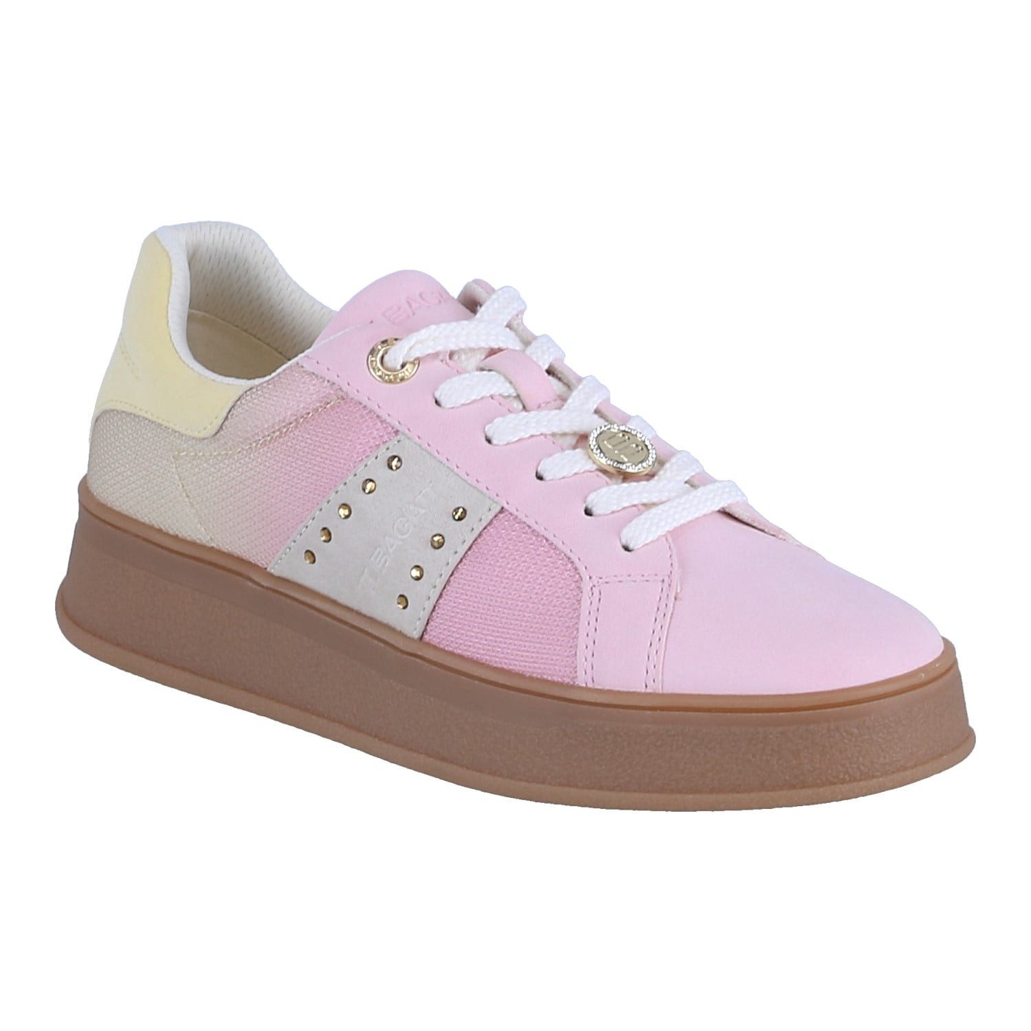 BAGATT D31-AVW02 rosa/gelb Damen Sneaker