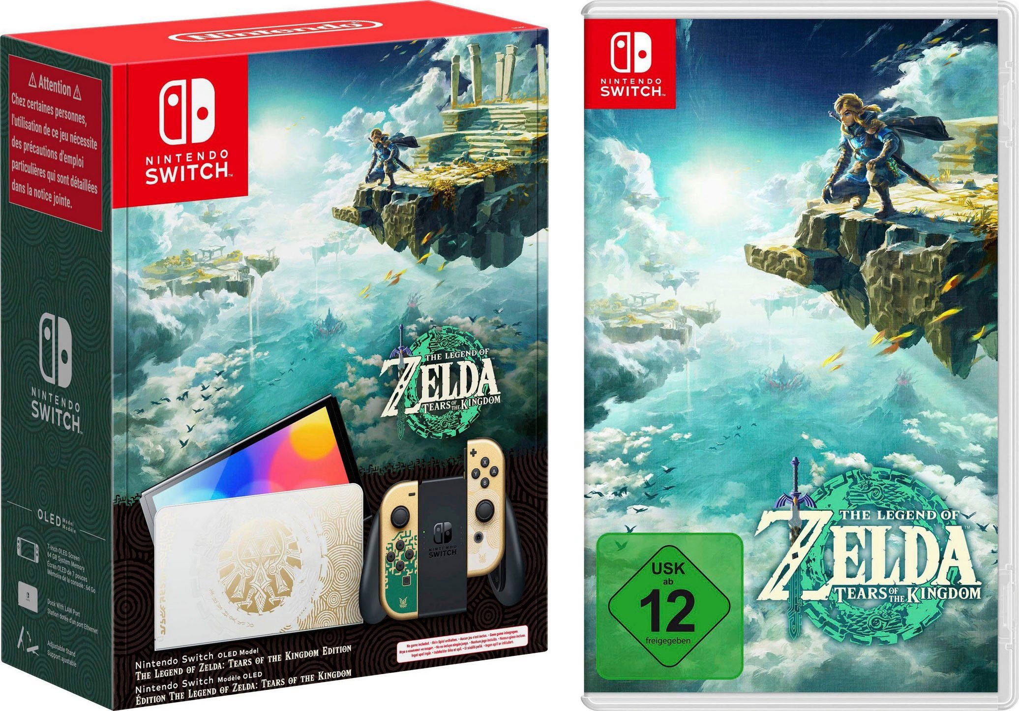 Nintendo Switch the of Tears + Kingdom Zelda of Legend Edition TotK The OLED