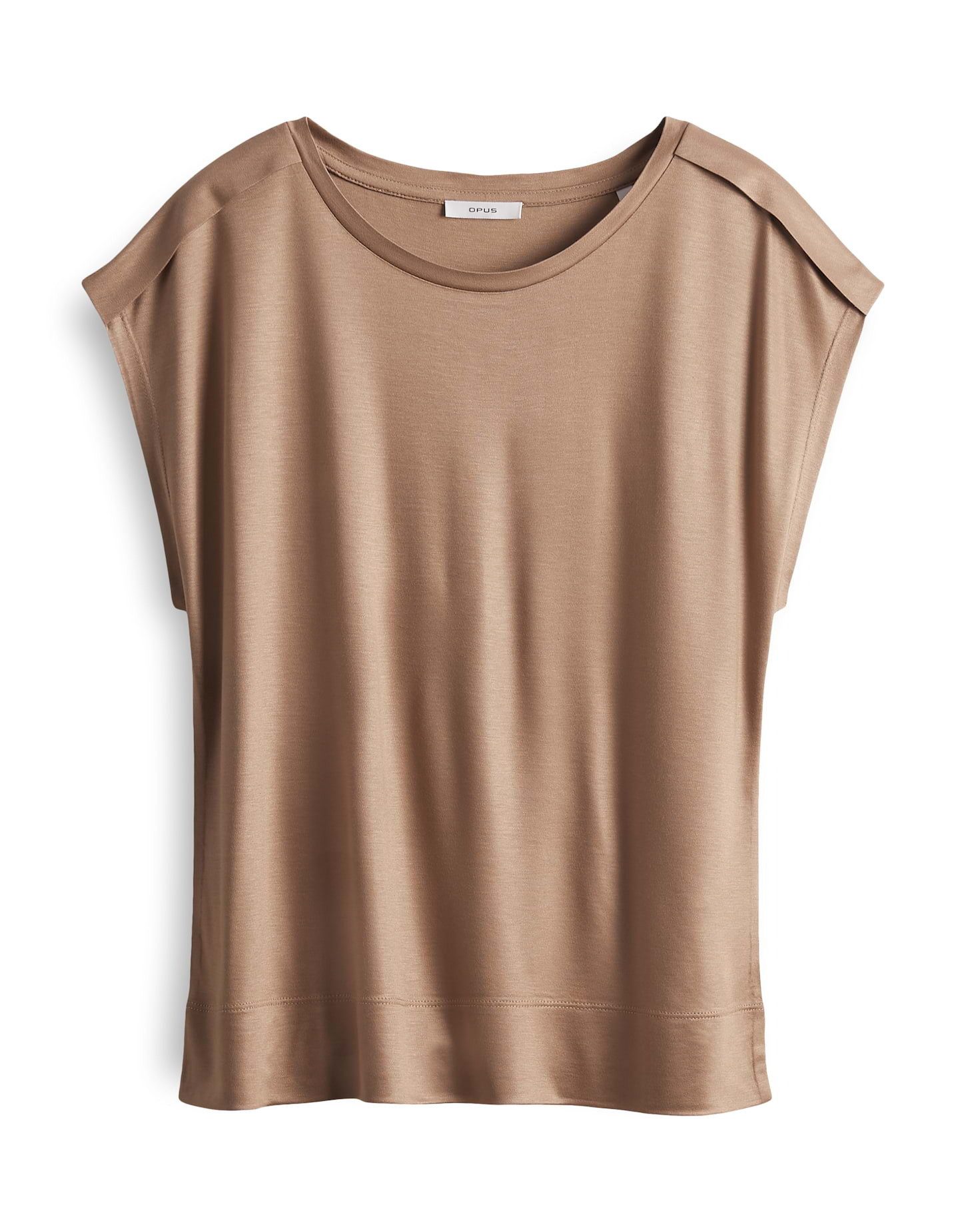 OPUS Kurzarmshirt SESTERN Regular aus leicht glänzender Viskose günstig online kaufen