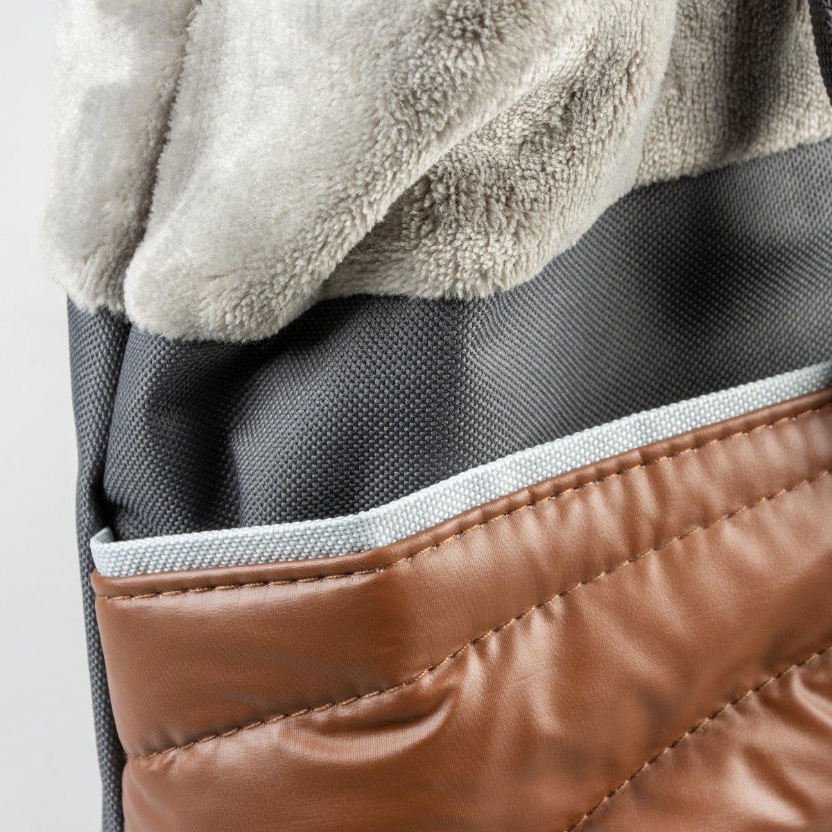 DUVO+ Tiertransporttasche Paris Pet Bag Chic karamell für Hunde