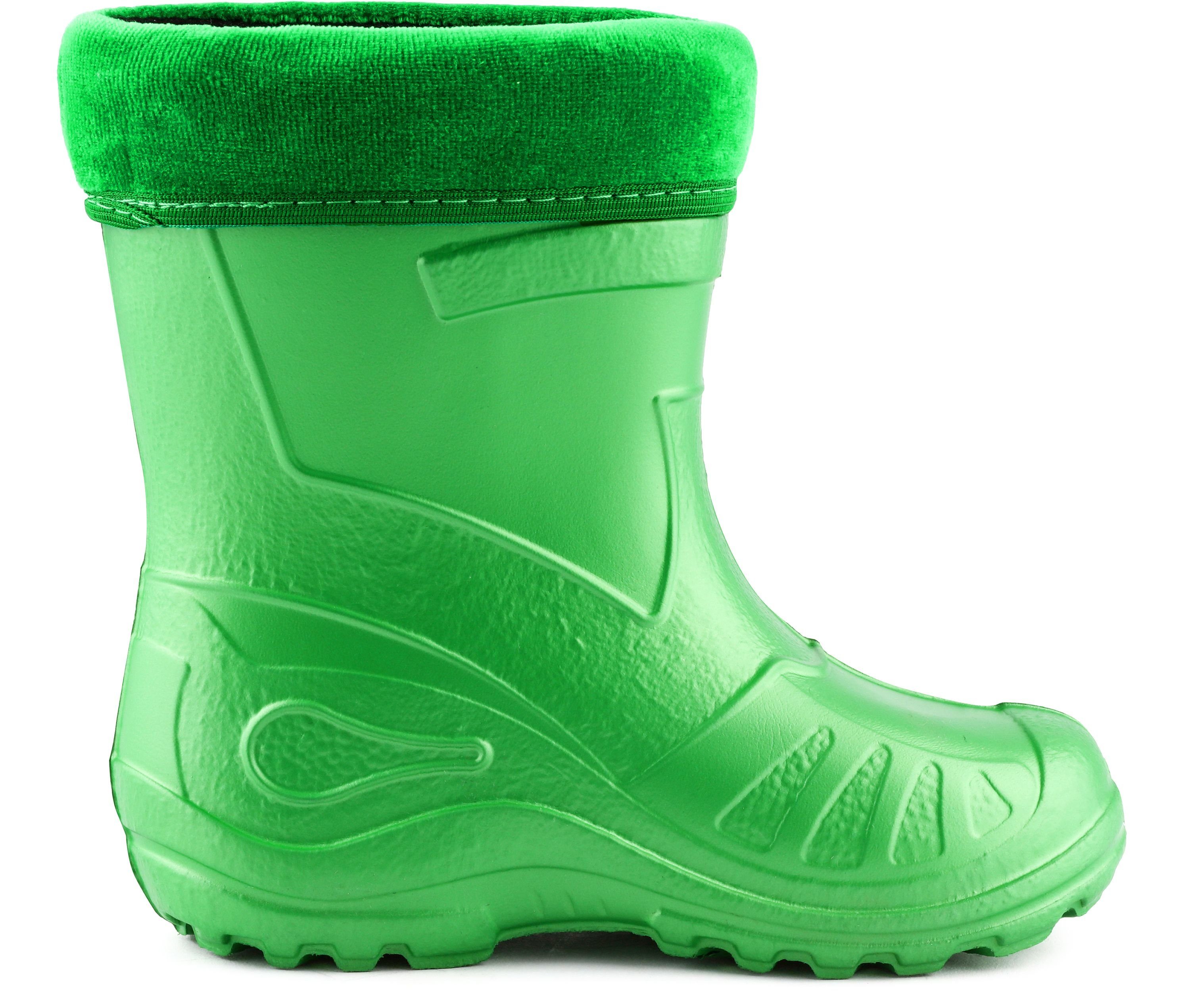 Gummistiefel Ladeheid Thermo gefüttert Smaragdgrün Regenstiefel Kinder EVA KL050 Gummistiefel