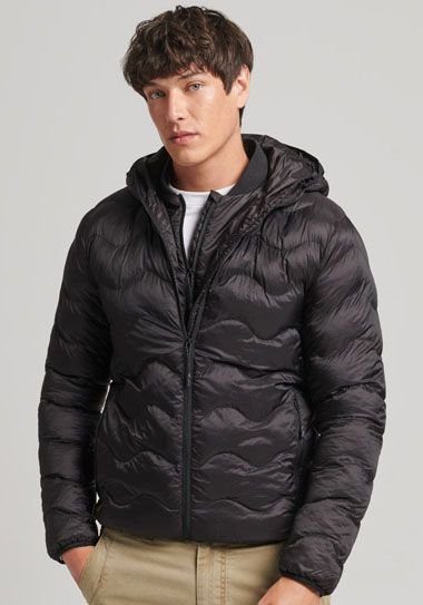 Superdry Steppjacke »SD-VINTAGE HOODED MID LAYER« | OTTO