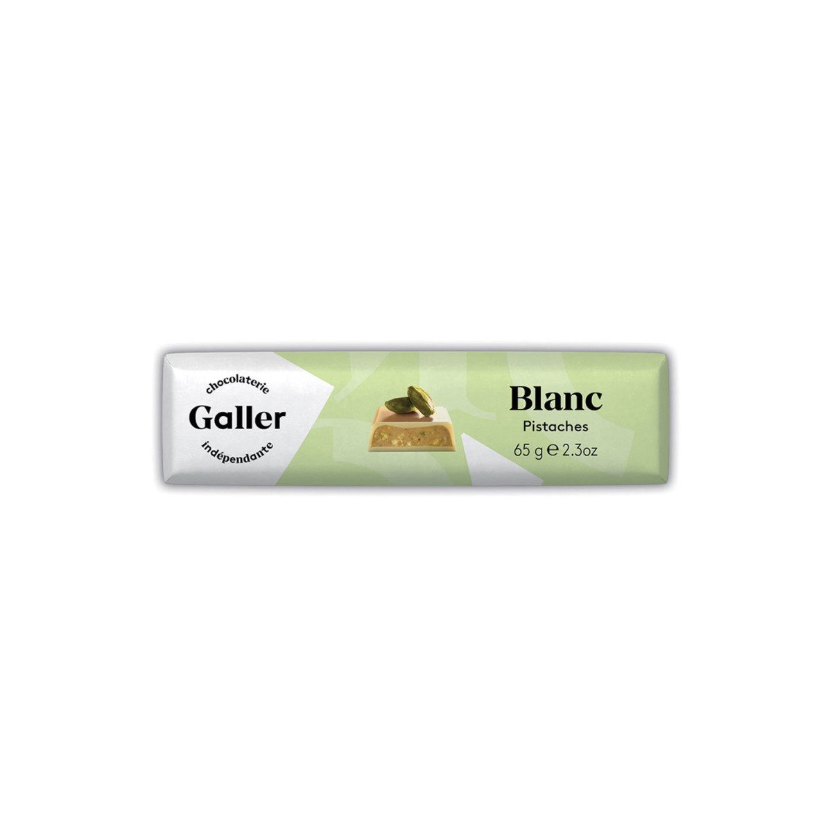 Galler Schokolade Schokoladenriegel Galler White Pistachios, 65 g