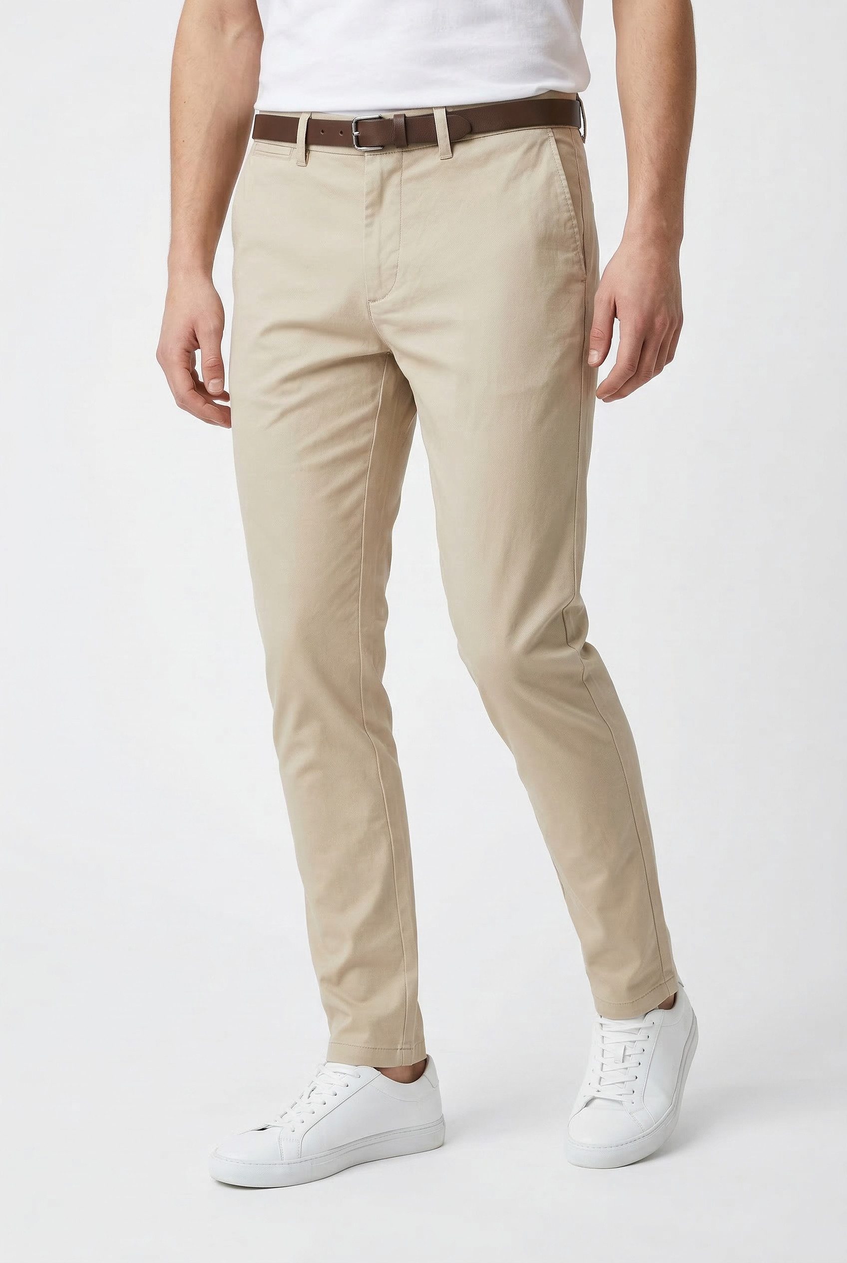 Jack & Jones Chinohose JPSTMARCO ADAM BELTED CHINO