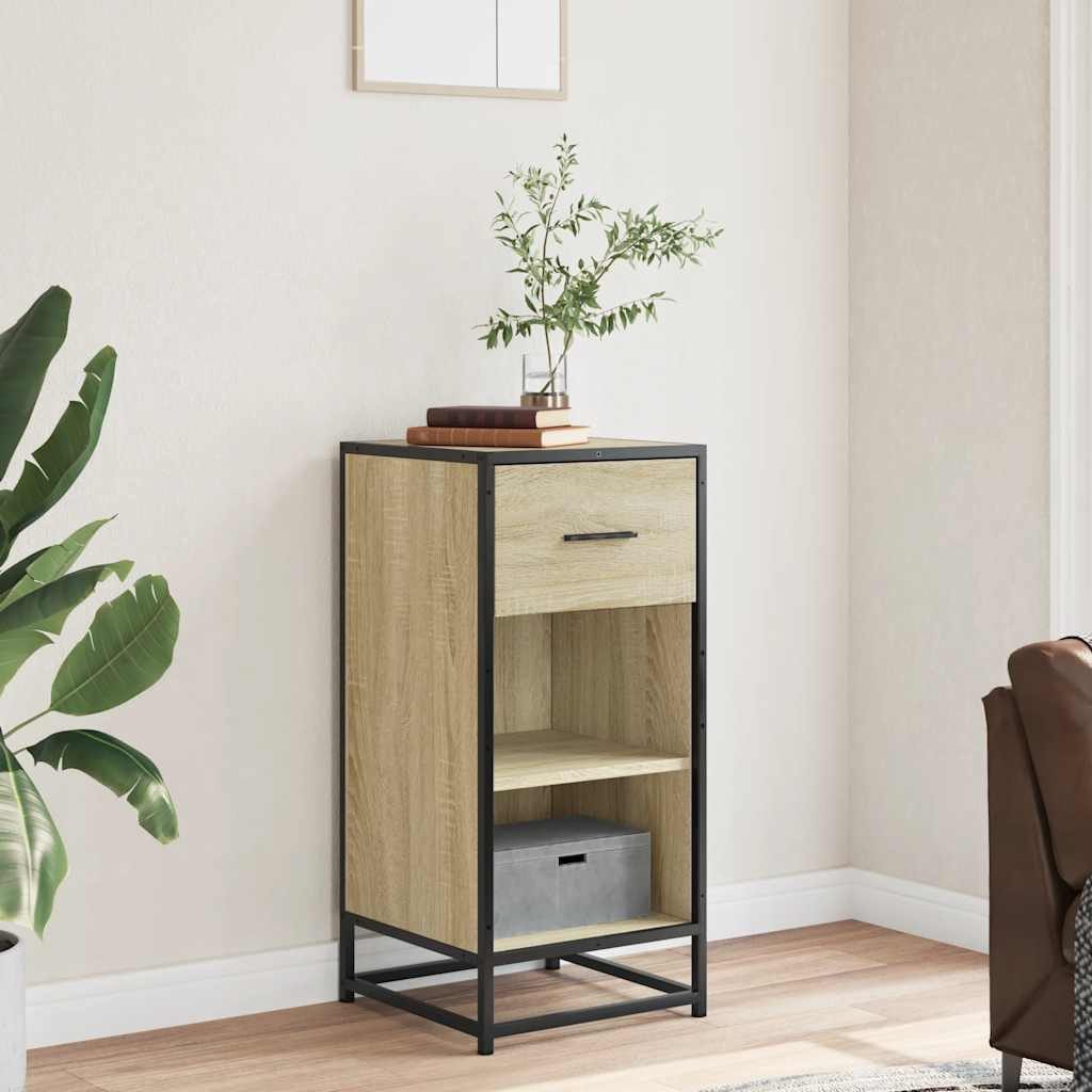 vidaXL Sideboard Sideboard Sonoma-Eiche 35,5x35x76 cm günstig online kaufen