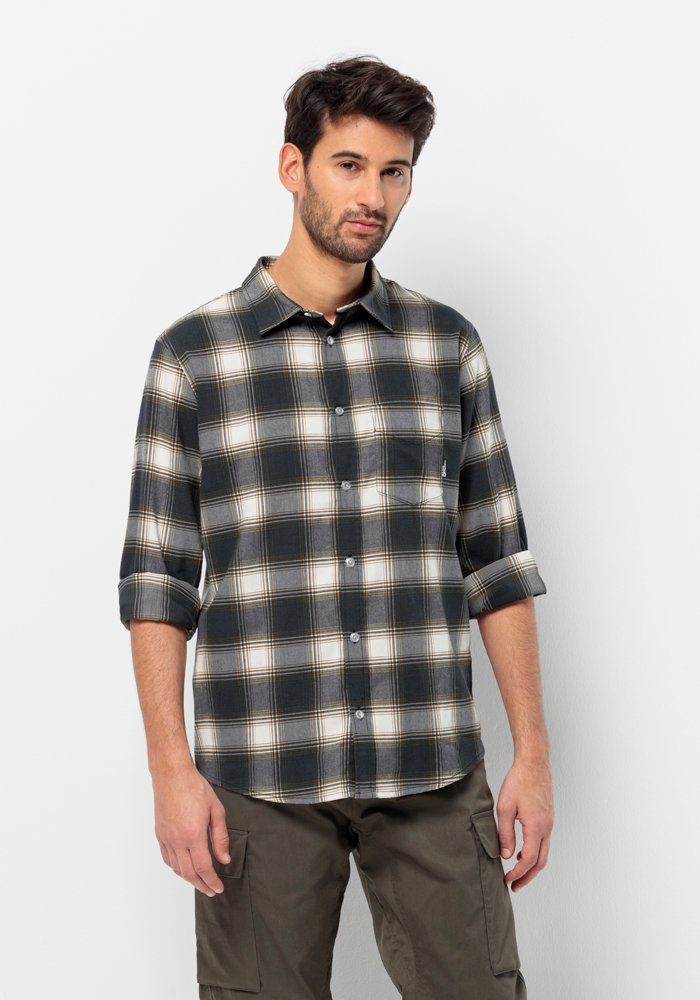 Jack WANDERWEG Flanellhemd Wolfskin night-blue-41 SHIRT M