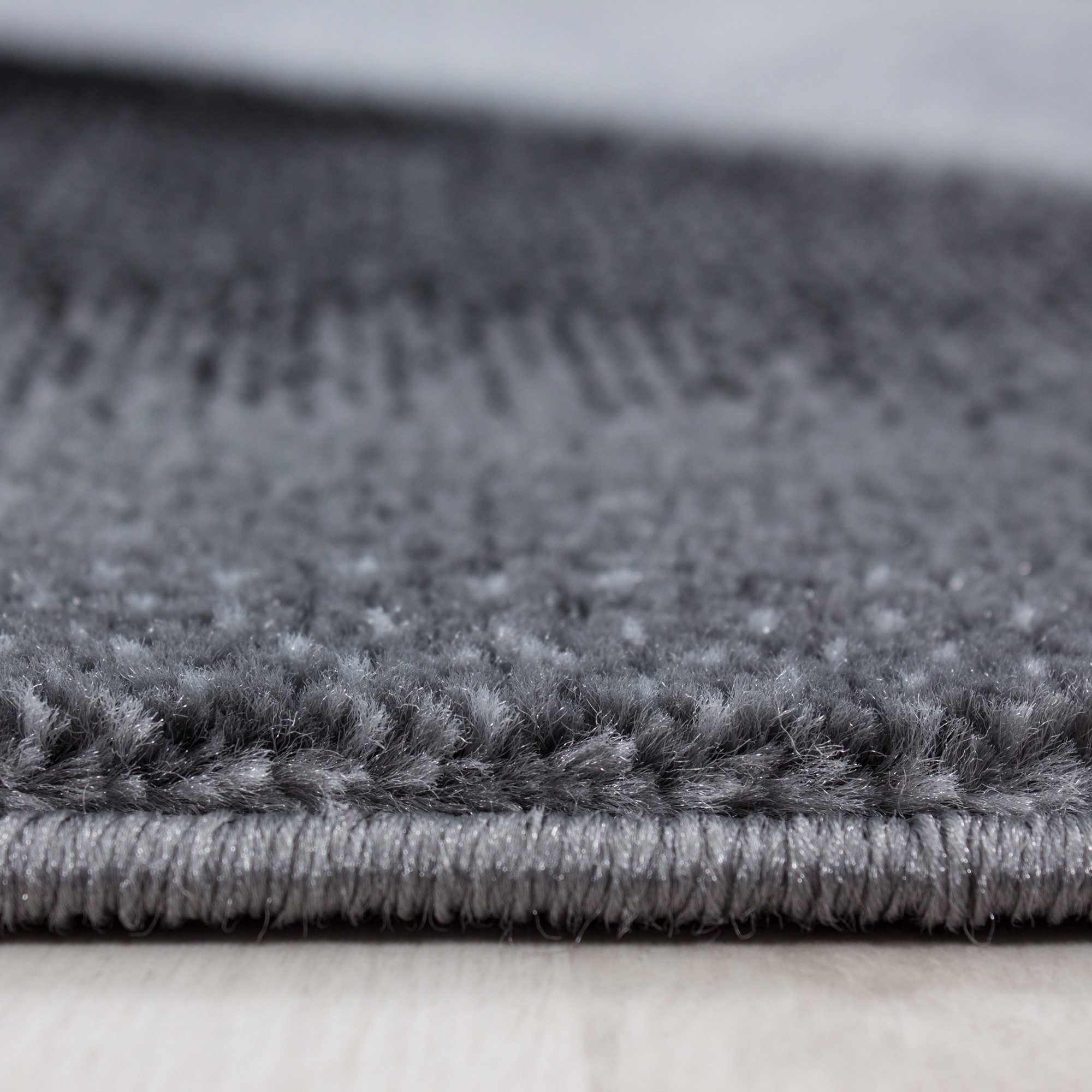Carpettex Kurzflor-Bettumrandung Abstrakt Wellen Design, Höhe günstig online kaufen