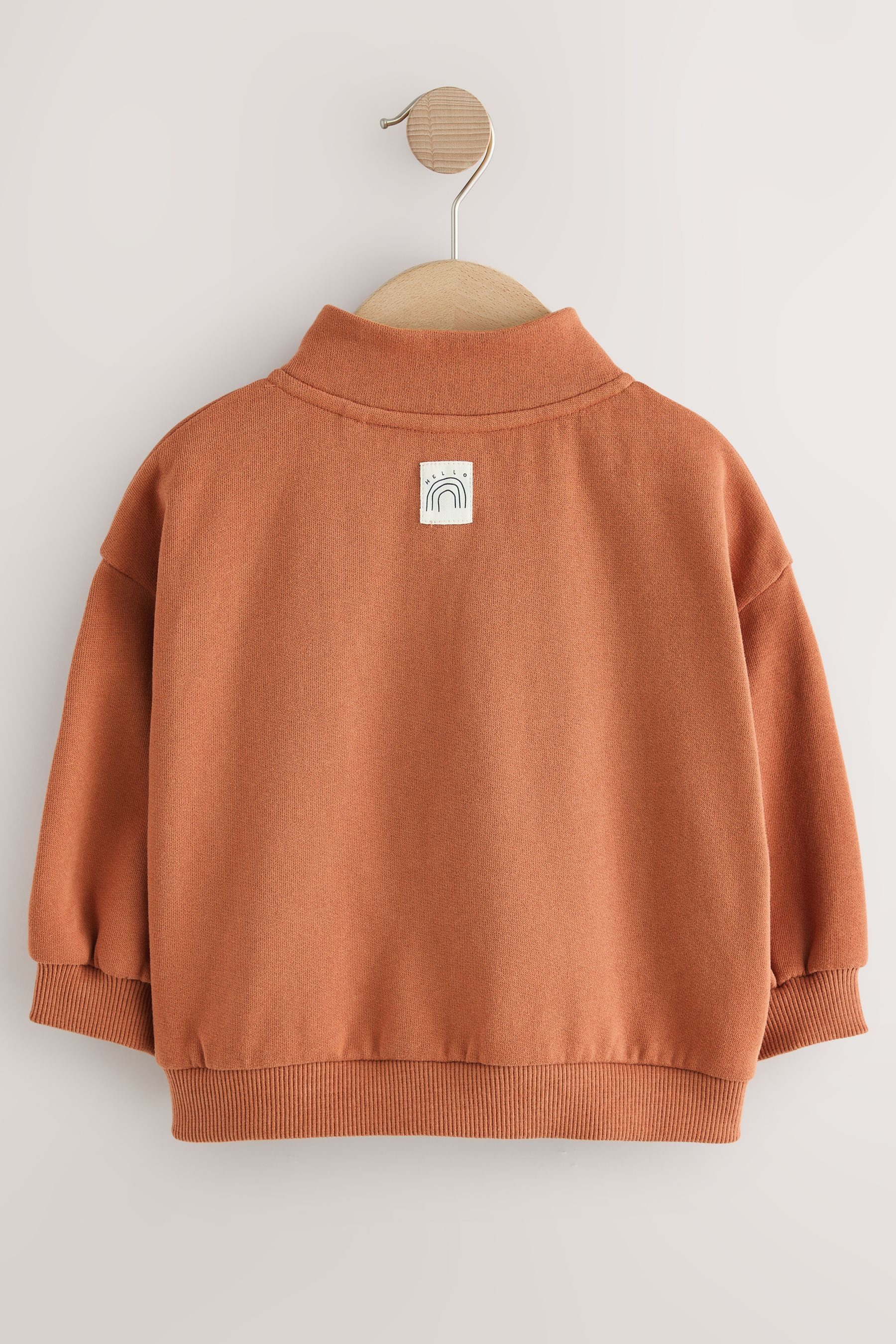 Next Sweatshirt Sweatshirt mit halblangem Reißverschluss (1-tlg) – Bild 2 von 5
