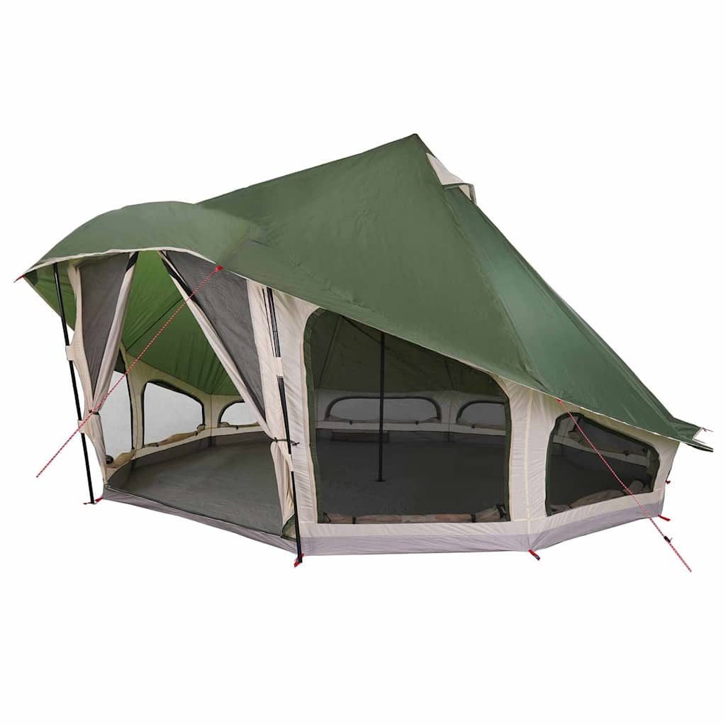 Tipi-Zelt Tipi Zelt mit Dach mit Speicher Grün 508 x 470 x 300 cm Taft