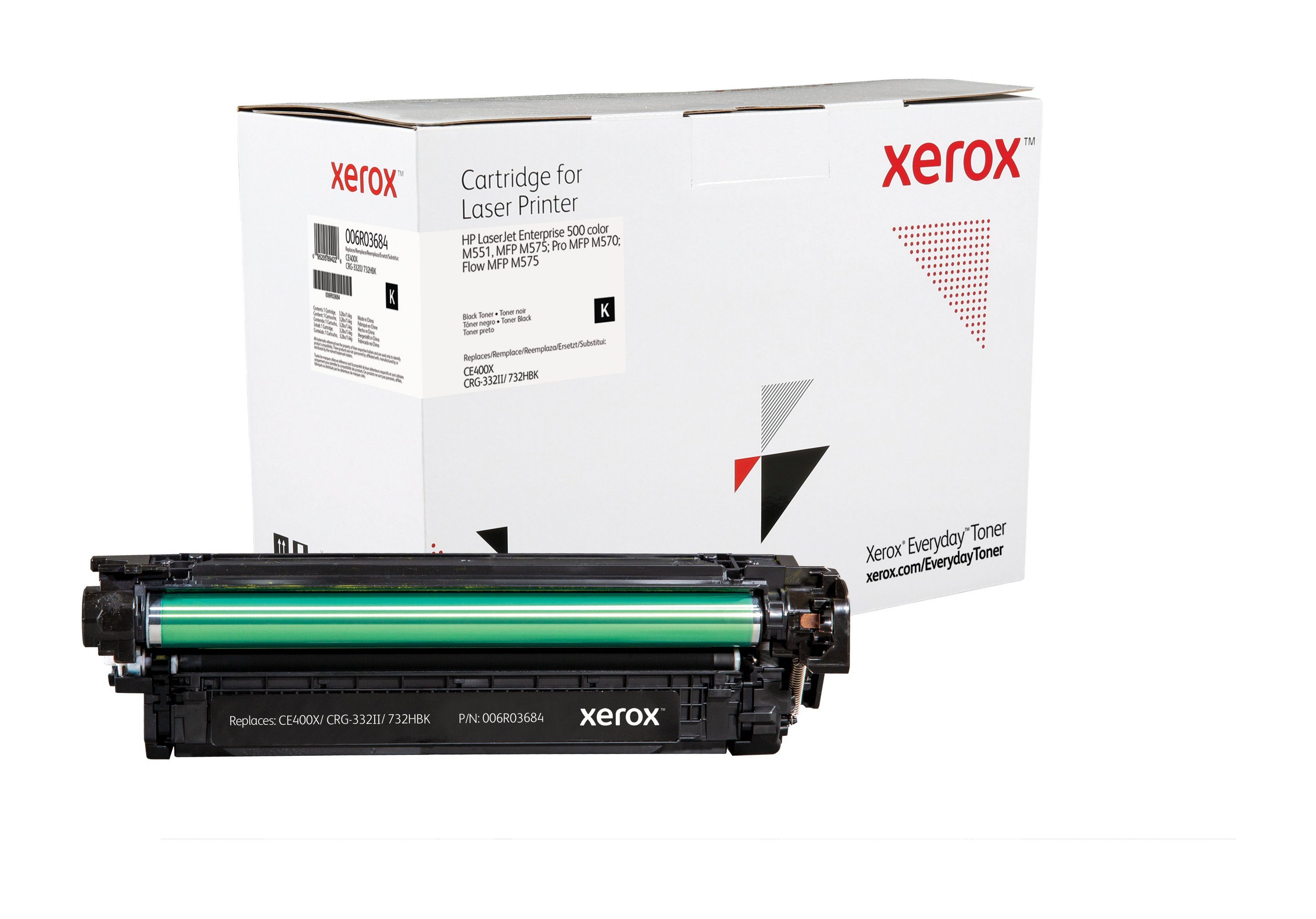 Xerox Tonerpatrone Everyday Schwarz Toner kompatibel mit HP 507X (CE400X)