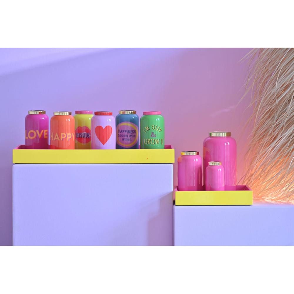 Giftcompany Dekovase Minivase Saigon mit Metallring Pink Gold (12cm) günstig online kaufen