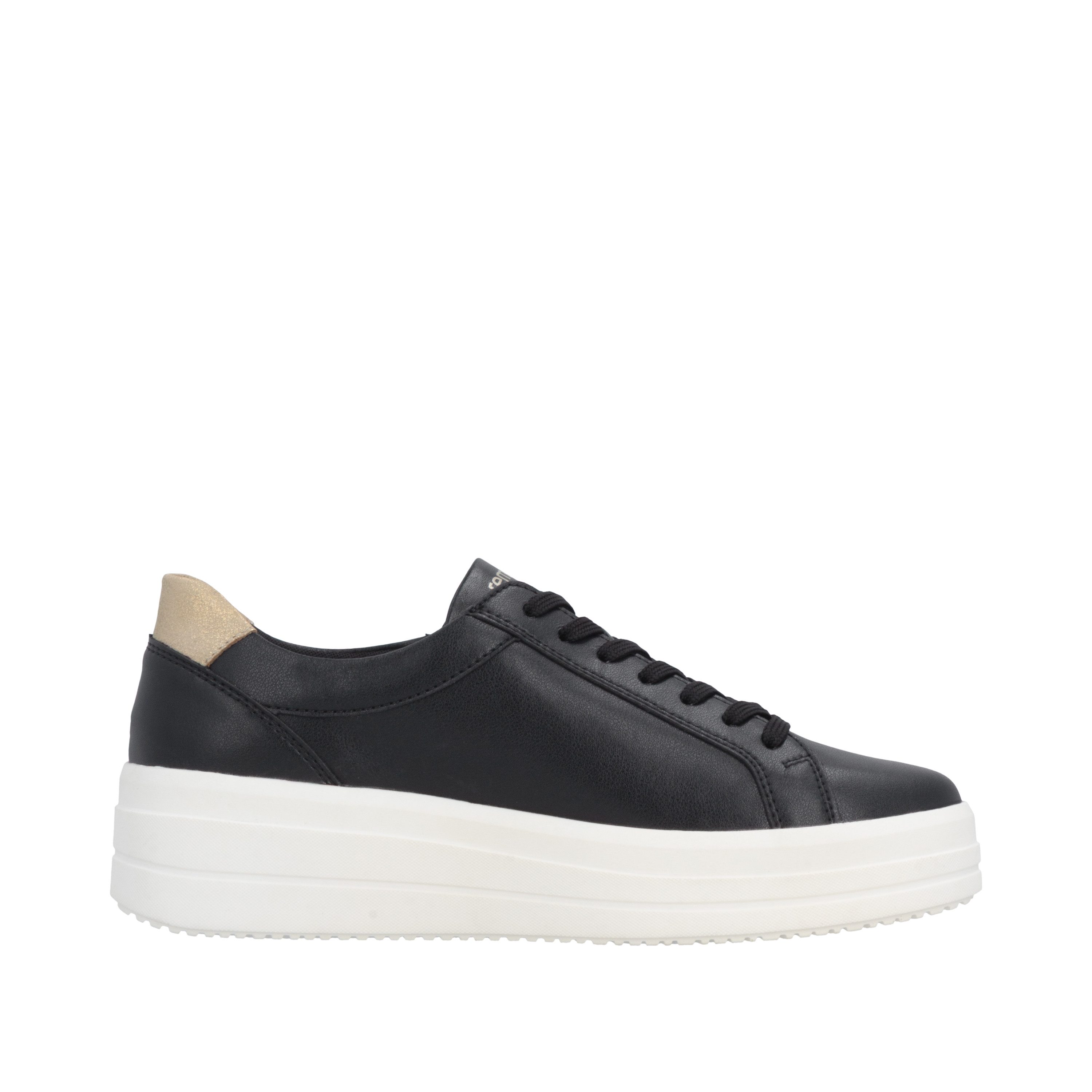 Remonte Plateausneaker Halbschuh, Schnürschuh mit Perforation und seitlichem Reißverschluss