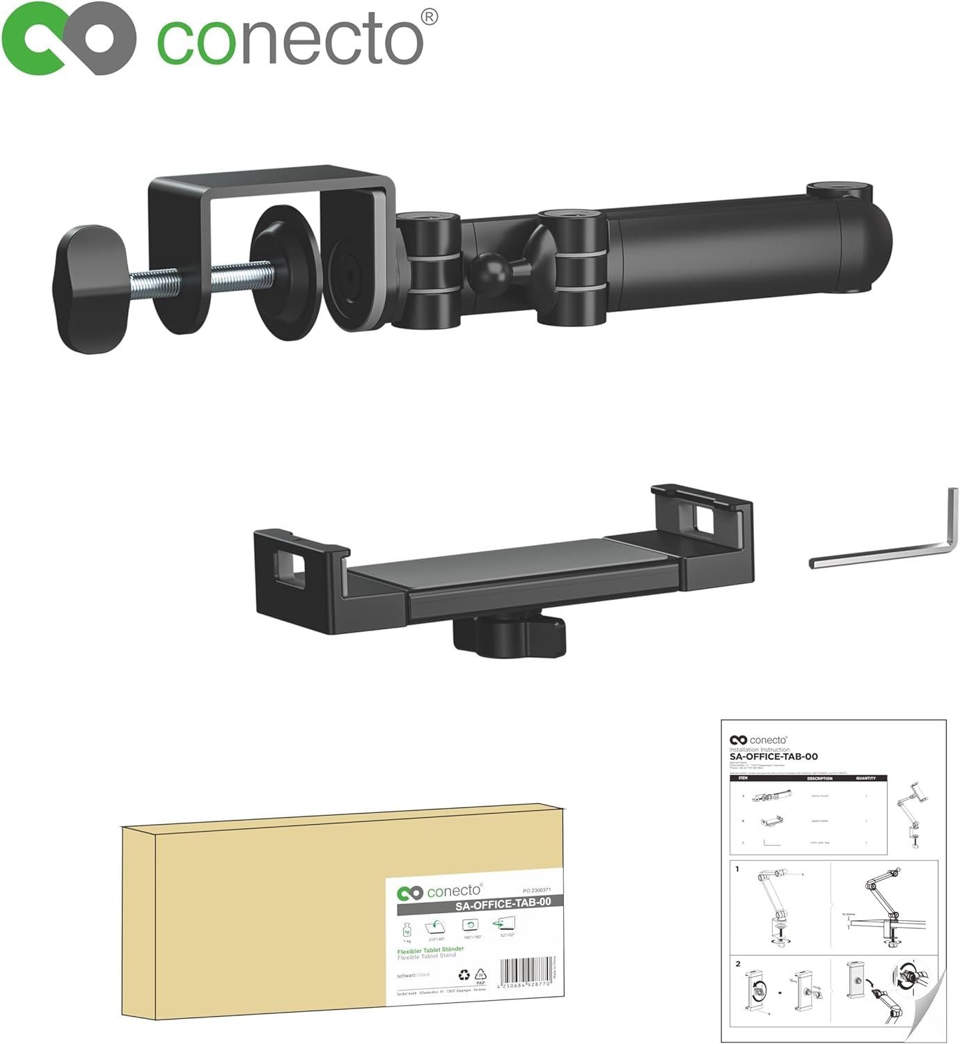 conecto Tablet-Halterung conecto Tablet-Tisch-Halterung, 360° drehbar, 4.7" bis 12.9" Tablets