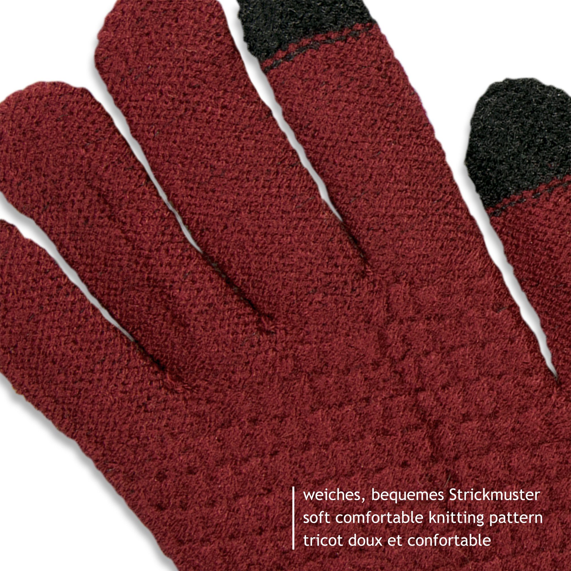 cosey Strickhandschuhe Warme Unisex Touchscreen - Strickhandschuhe in versc günstig online kaufen