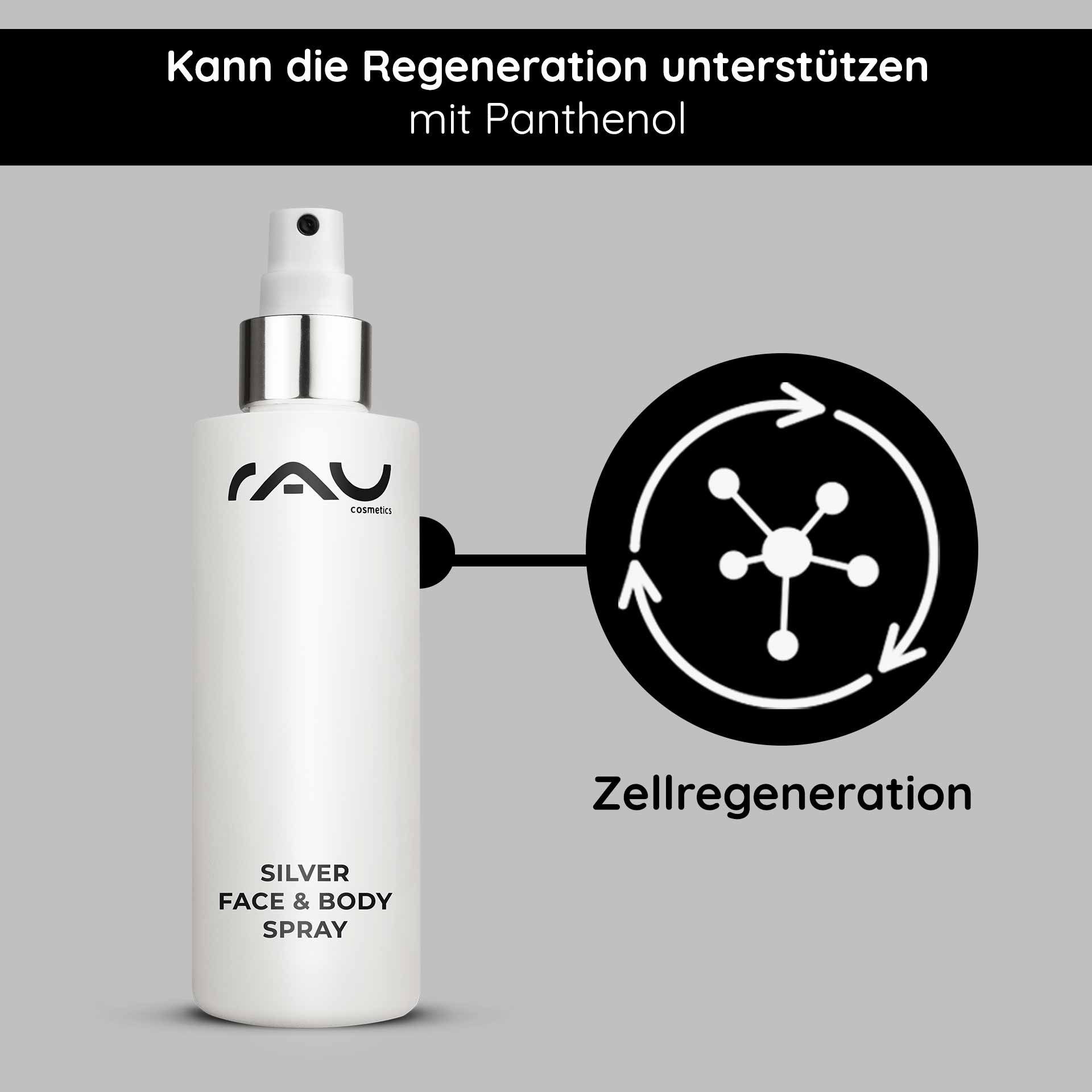RAU Cosmetics Gesichts- und Körperspray Silver Face & Body Spray