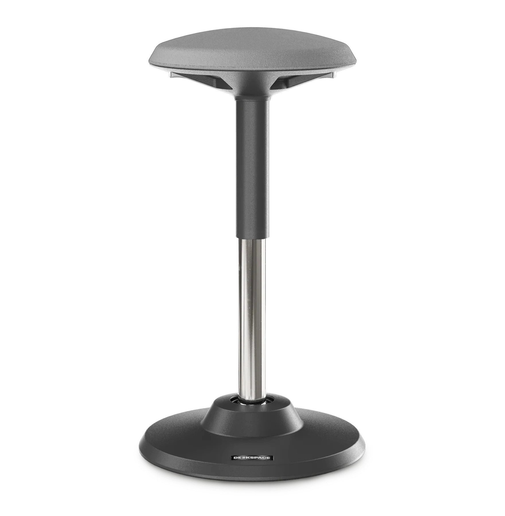 DESKSPACE Drehhocker Motion Ergonomischer Stehhocker - Höhenverstellbarer Bürohocker (Einzelartikel), Höhenverstellbarer Stehhocker mit ergonomischem Sitzkomfort