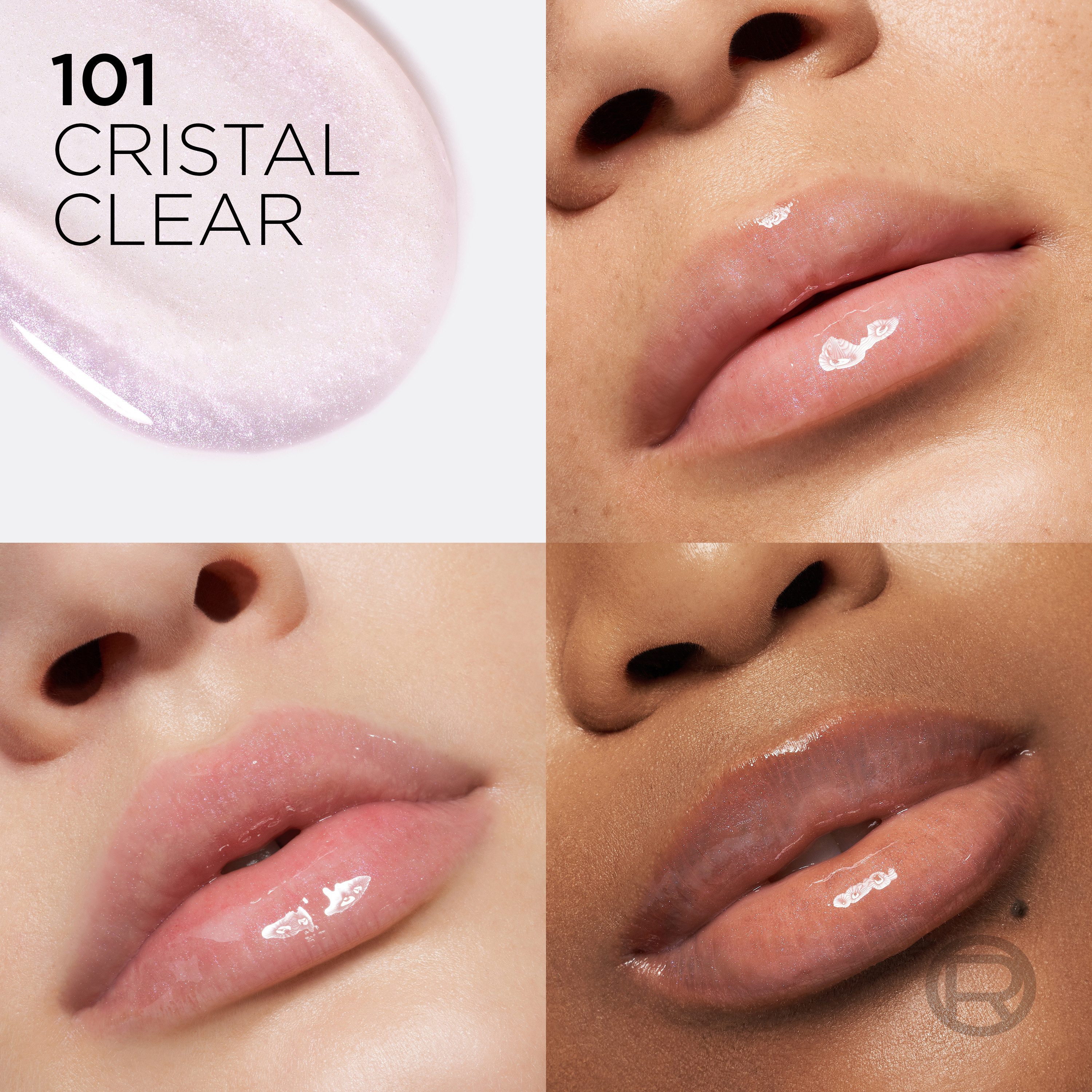 L'ORÉAL PARIS Lipgloss PARADISE PLUMP AMBITION HYALURON LIP OIL, mit Hyaluronsäure und Tripeptiden, ohne zu kleben