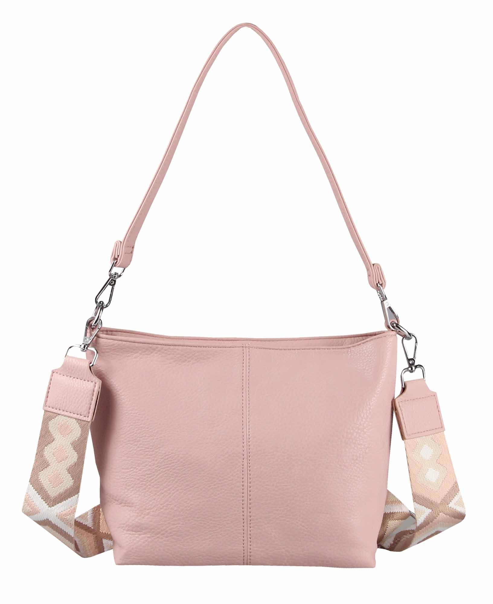 Schultertasche DAMEN TASCHE SHOPPER Hobo Bag Reise Freizeit Urlaub Leder Optik leicht