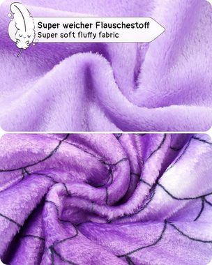 Corimori Deckenschlafsack Meerjungfrau flauschige Kuschel-Decke, Schlafsack (Packung), Einheitsgröße, Mermaid, Meerjungfrauenflosse für Erwachsene, Damen