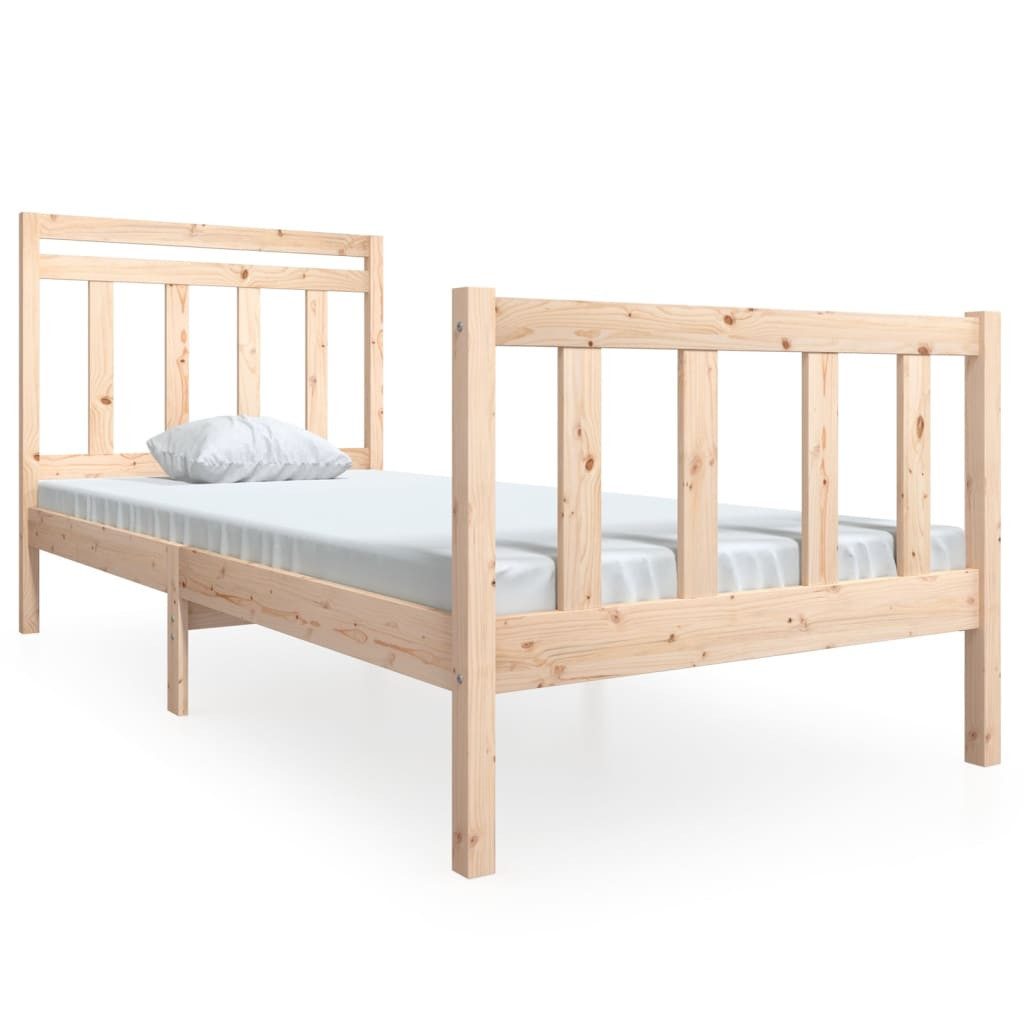 Vidaxl Massivholzbett 90x190 Cm 3ft6 Single günstig online kaufen