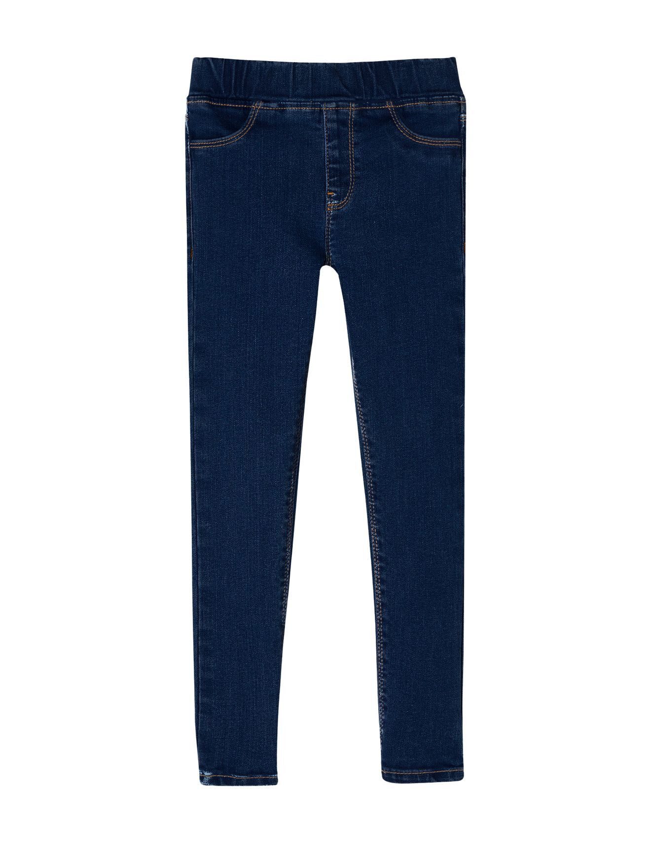 vertbaudet 7/8-Caprijeans Mädchen Jeggings BASIC Bundweite verstellbar