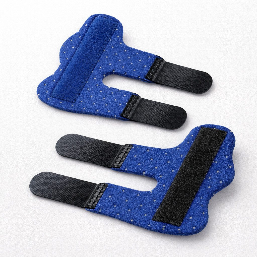 COOL-i ® Handbandage Fingerschiene verstellbar mit Aluminiumstütze, 2 Stück, Fingerbandage stabilisierend, atmungsaktiv, für Alltag & Arbeit