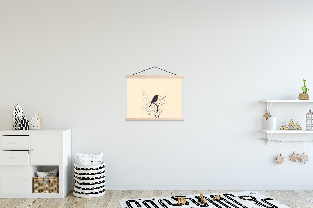 MuchoWow Poster Vogel - Schwarz - günstig online kaufen