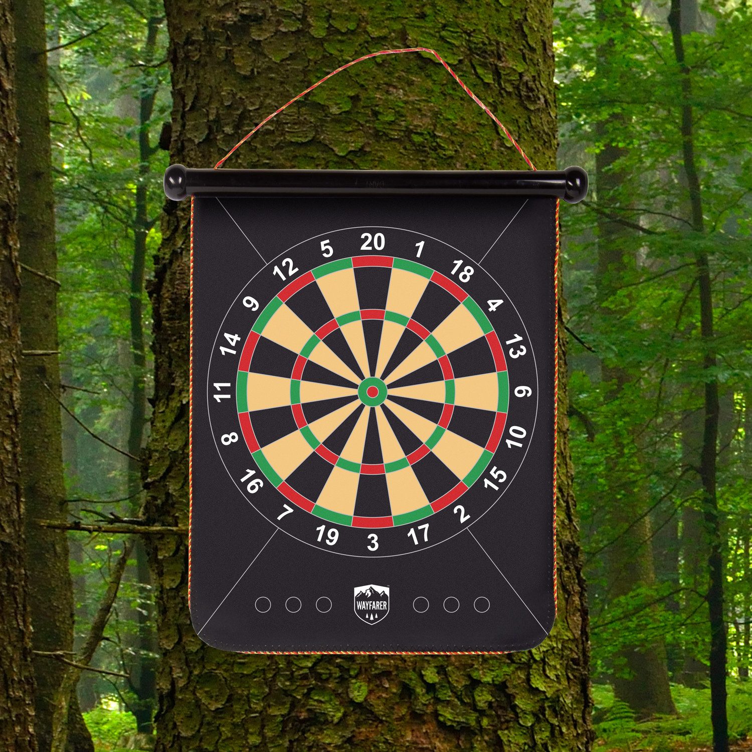 Dartscheibe Magnetische 2in1 Outdoor Dartscheibe mit sechs Dartpfeilen