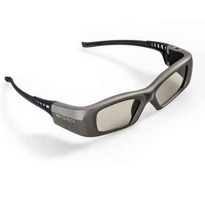 Hi-SHOCK 3D-Brille Oxid Diamond, Aktive Shutterbrille für Bluetooth / RF 3D TVs von Sony, Samsung, Panasonic, LG - wiederaufladbar, 39g