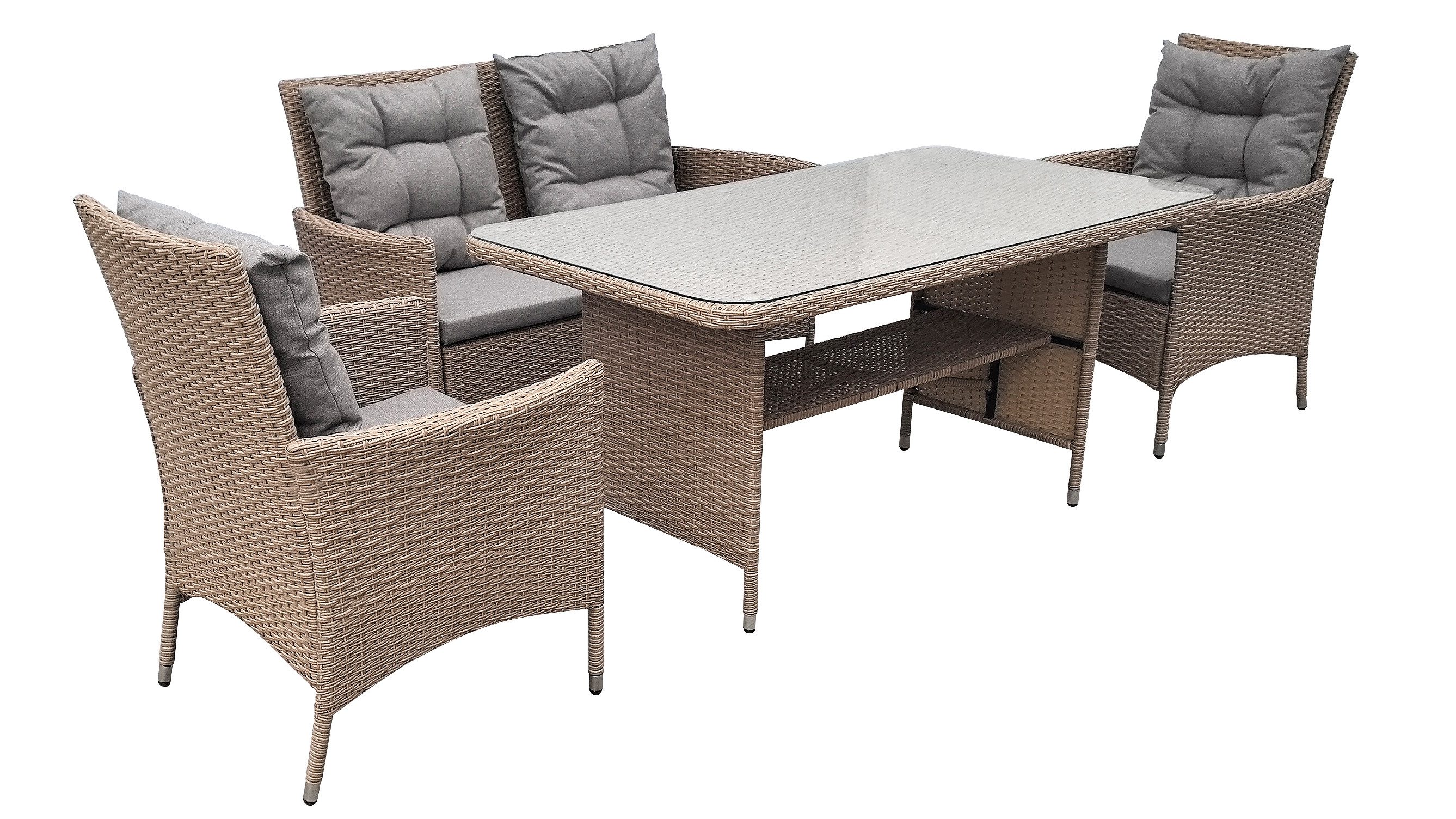 RRR Europe GmbH Sitzgruppe Essgruppe 4-teilig ROS-7025035-40
