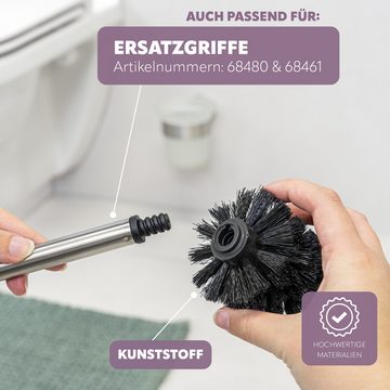 bremermann Ersatzbürste Bad-Serie PIAZZA & LUCENTE - Ersatzbürstenköpfe 2er, schwarz