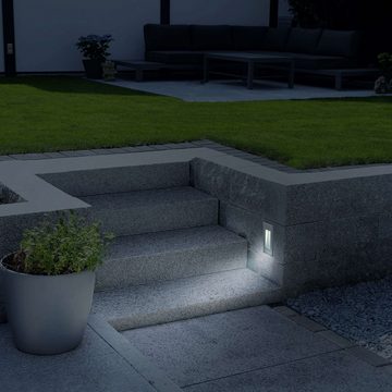 näve Außen-Wandleuchte Außenwandleuchte LED Einbau Wandleuchte Außen Wandlampe Wandstrahler