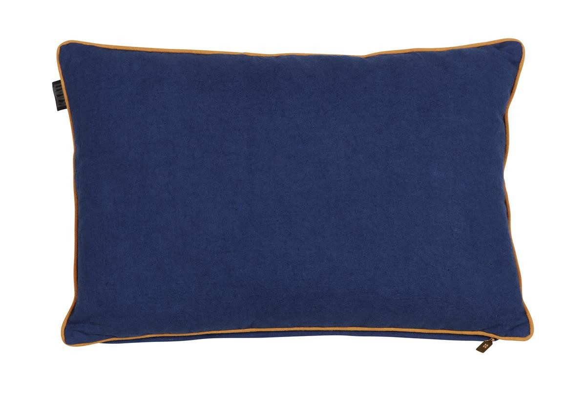 KAAT Amsterdam Dekokissen Dekokissen Lively Blue 40x60 blau, Dekokissen Couch kissen Sofa Kissen
