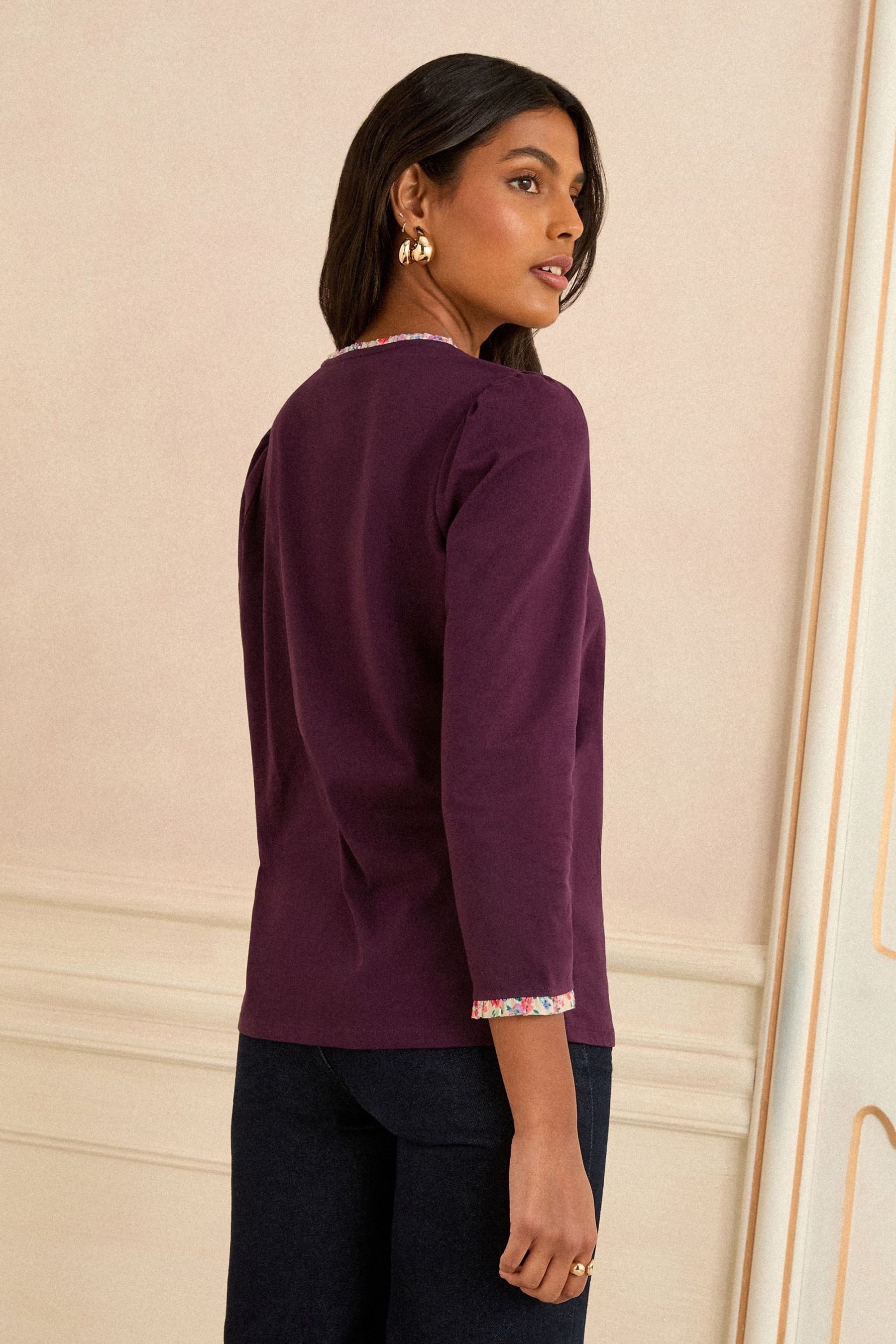 Love & Roses Langarmbluse Love & Roses Oberteil mit Rundhalsausschnitt (1-t günstig online kaufen