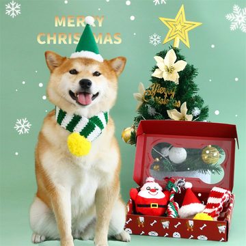 Dekorative Hundekostüm Weihnachten Haustier Schal, Hund Katze Weihnachts Dekoration kostüme