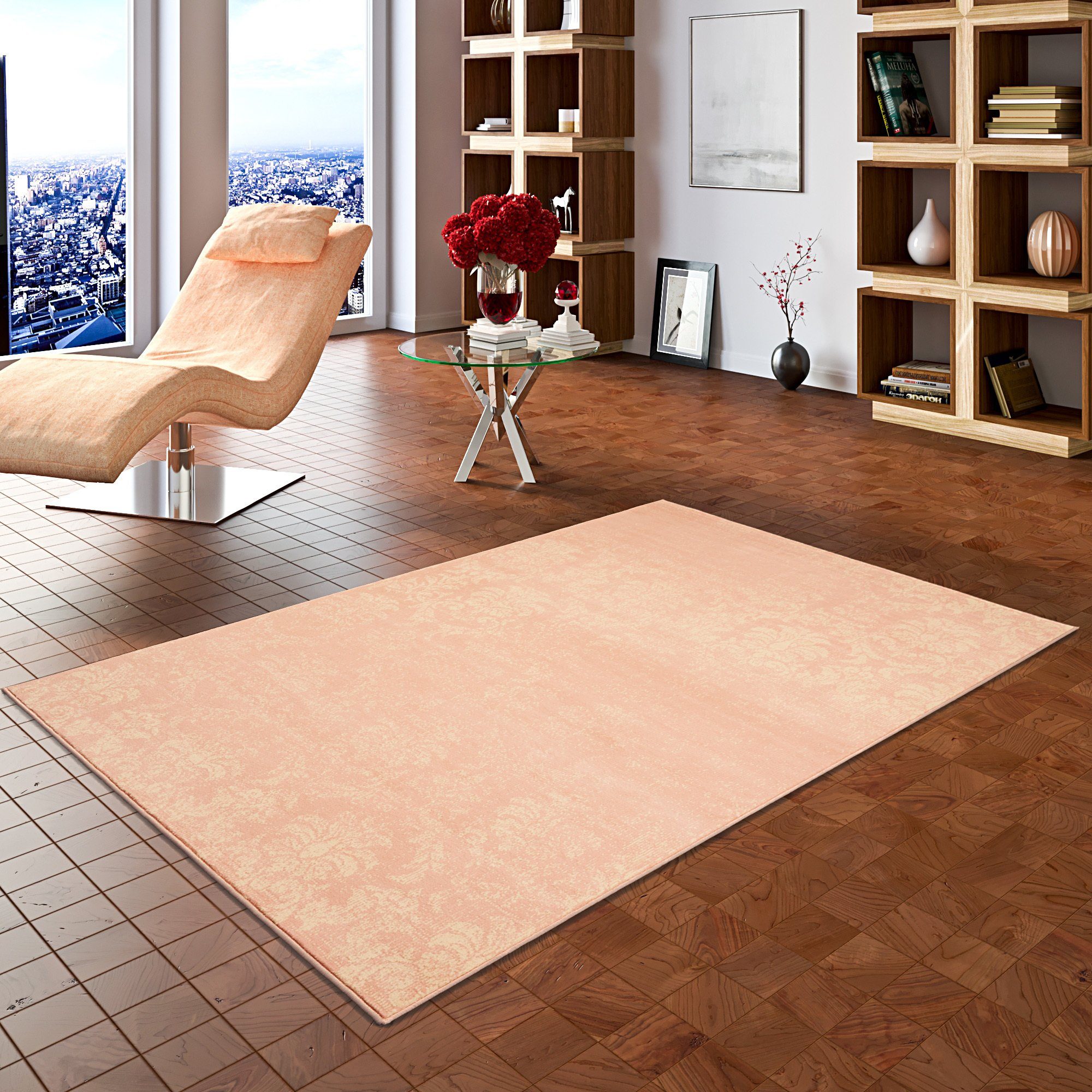 Pergamon Designteppich Designer Kurzflor Teppich Moderne günstig online kaufen