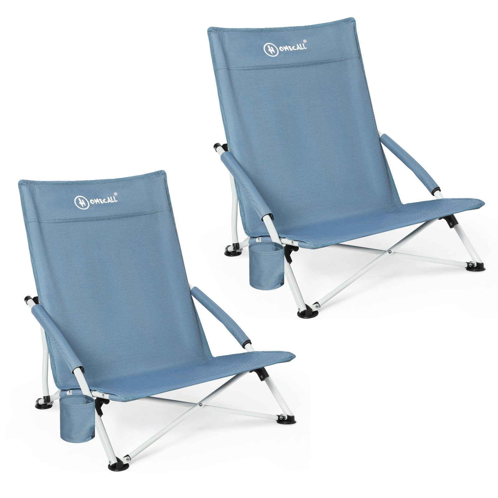 HOMECALL Klappstuhl Strandliegestuhl Klappbar leicht niedriger Strandstuhl günstig online kaufen