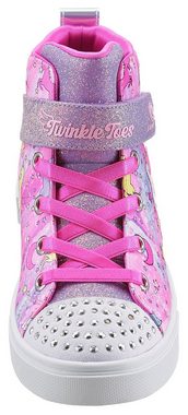 Skechers Kids TWINKLE SPARKS-UNICORN DAYDREAM Sneaker mit leuchtenden Nieten, Freizeitschuh, Halbschuh, Schnürschuh