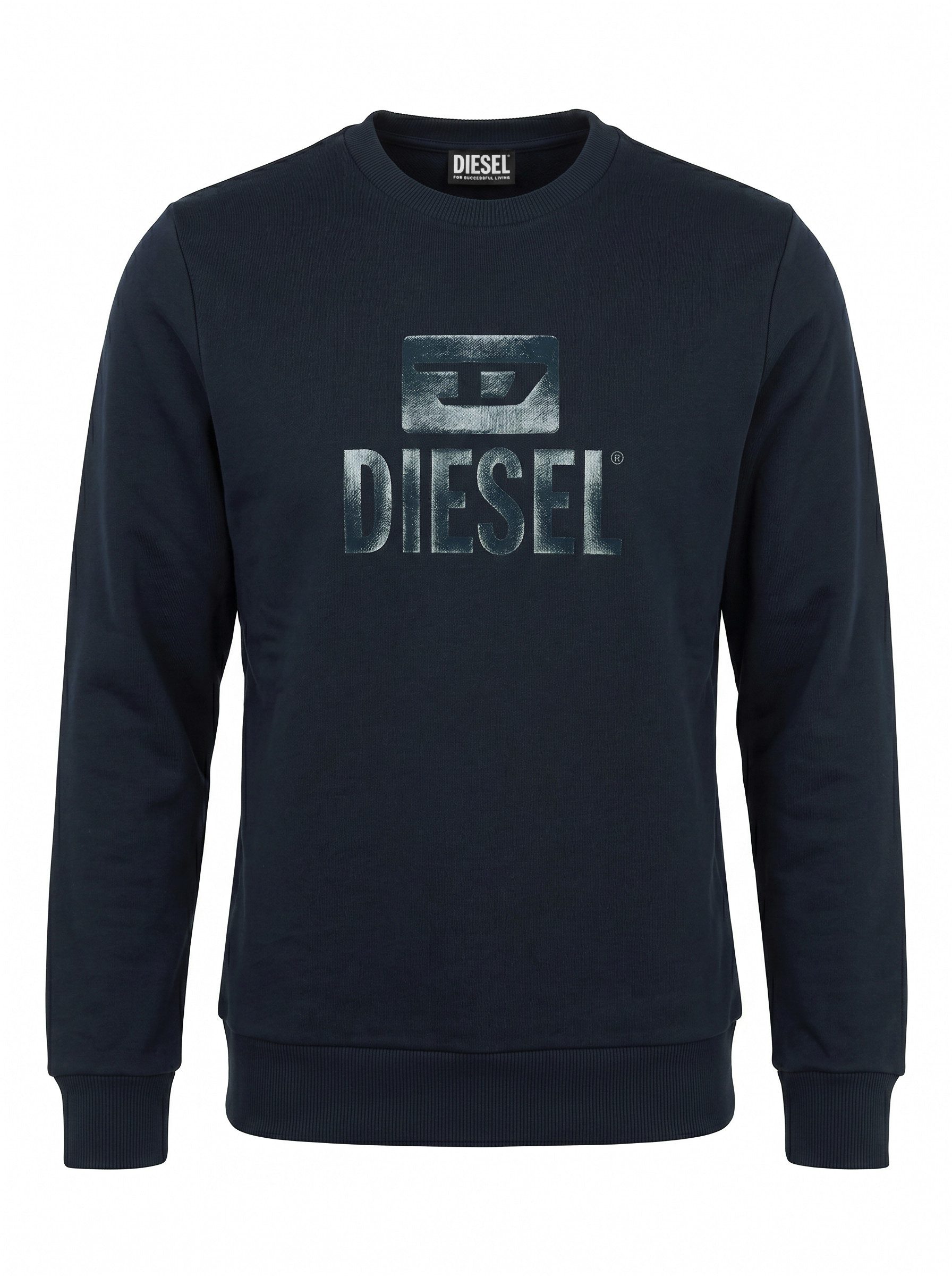 Diesel Sweatshirt - Regular Fit - Supersoft Pullover - S-GIR TONE ON TONE