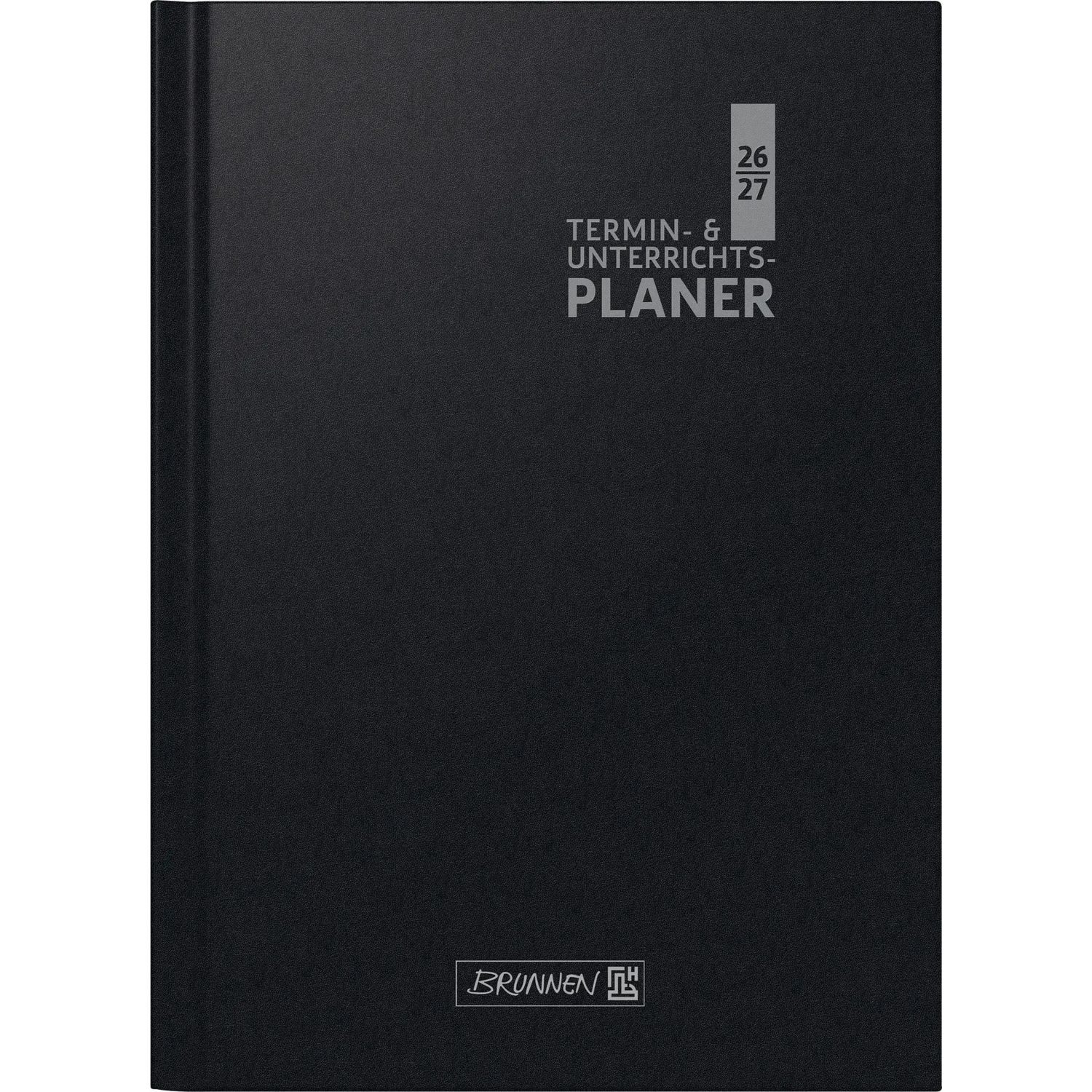 Baier & Schneider Lehrerkalender Termin- & Unterrichtsplaner 2026/2027, A4, Kunststoff, schwarz