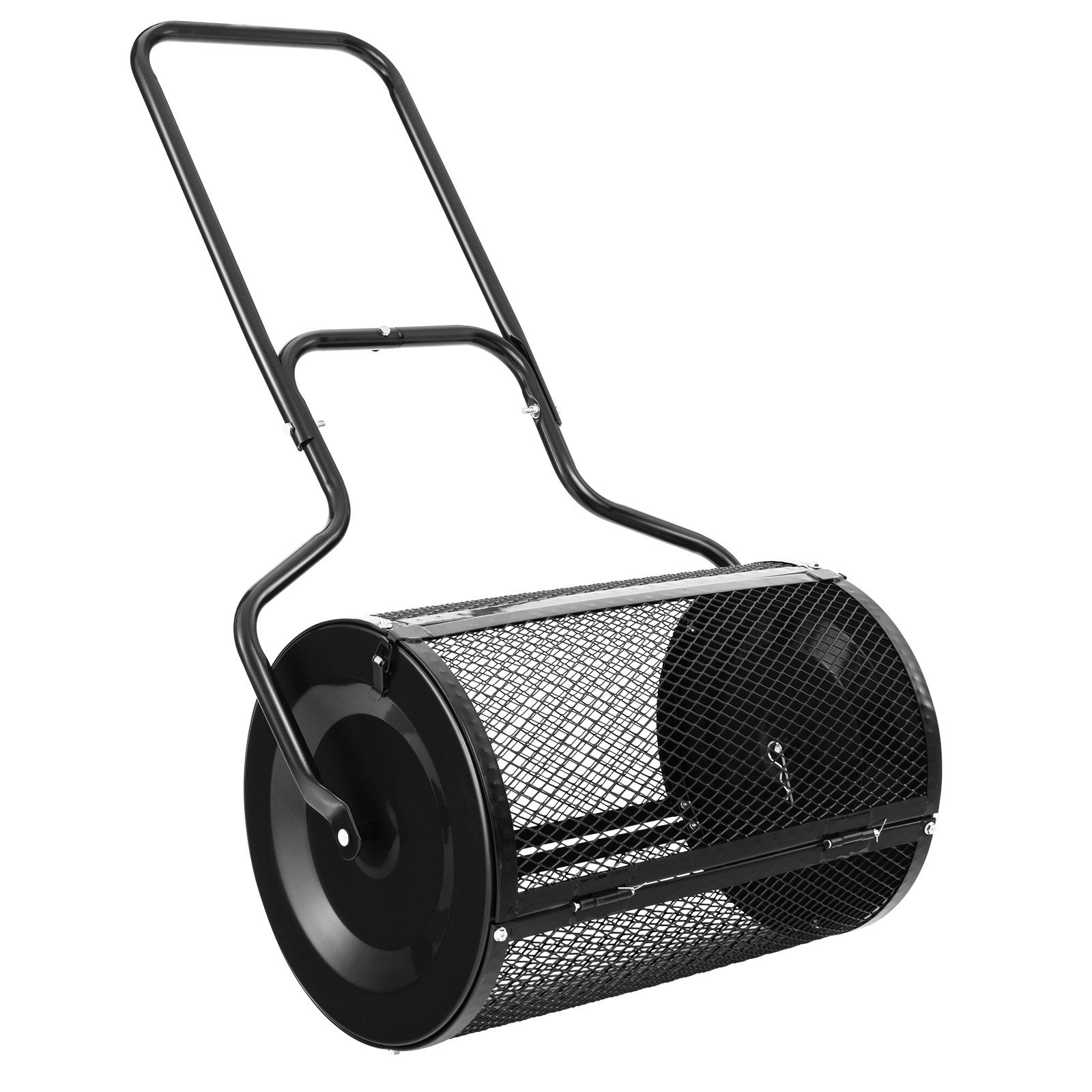 COSTWAY Streuwagen, 60 cm Arbeitsbreite, 75 l Füllmenge, (1-tlg), mit U-Griff & Mesh-Korb