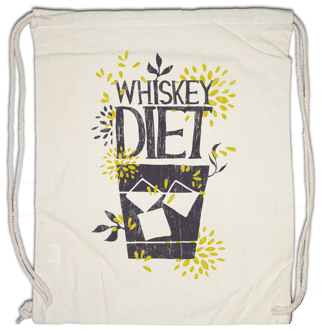 Urban Backwoods Turnbeutel Whisky Diet Turnbeutel Whiskey Single Malt Bourbon Scotch Diät Jim (1-tlg), Jack Irish Alkohol Betrunken