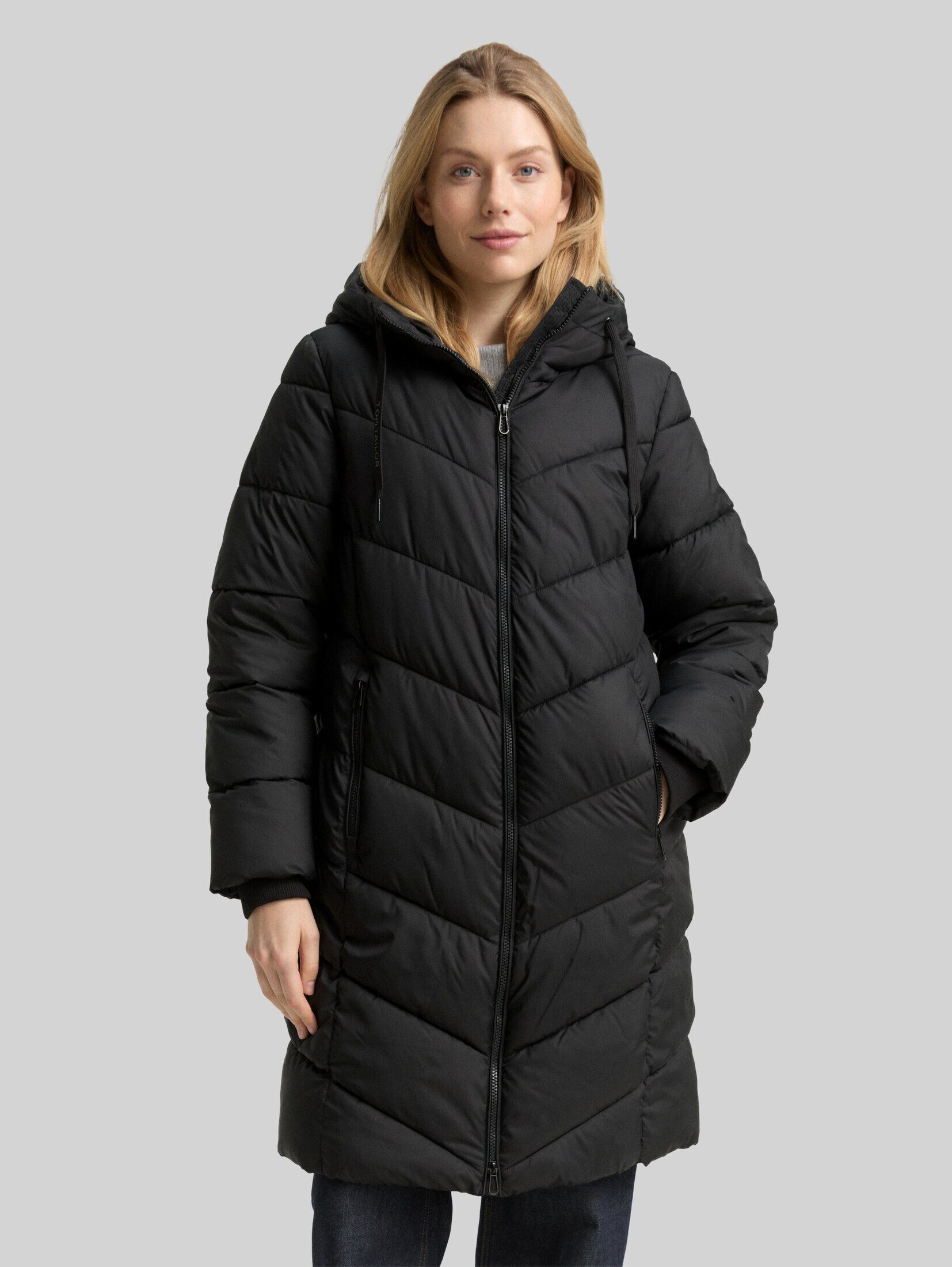 TOM TAILOR Steppmantel Jacken Puffer-Mantel mit Kapuze